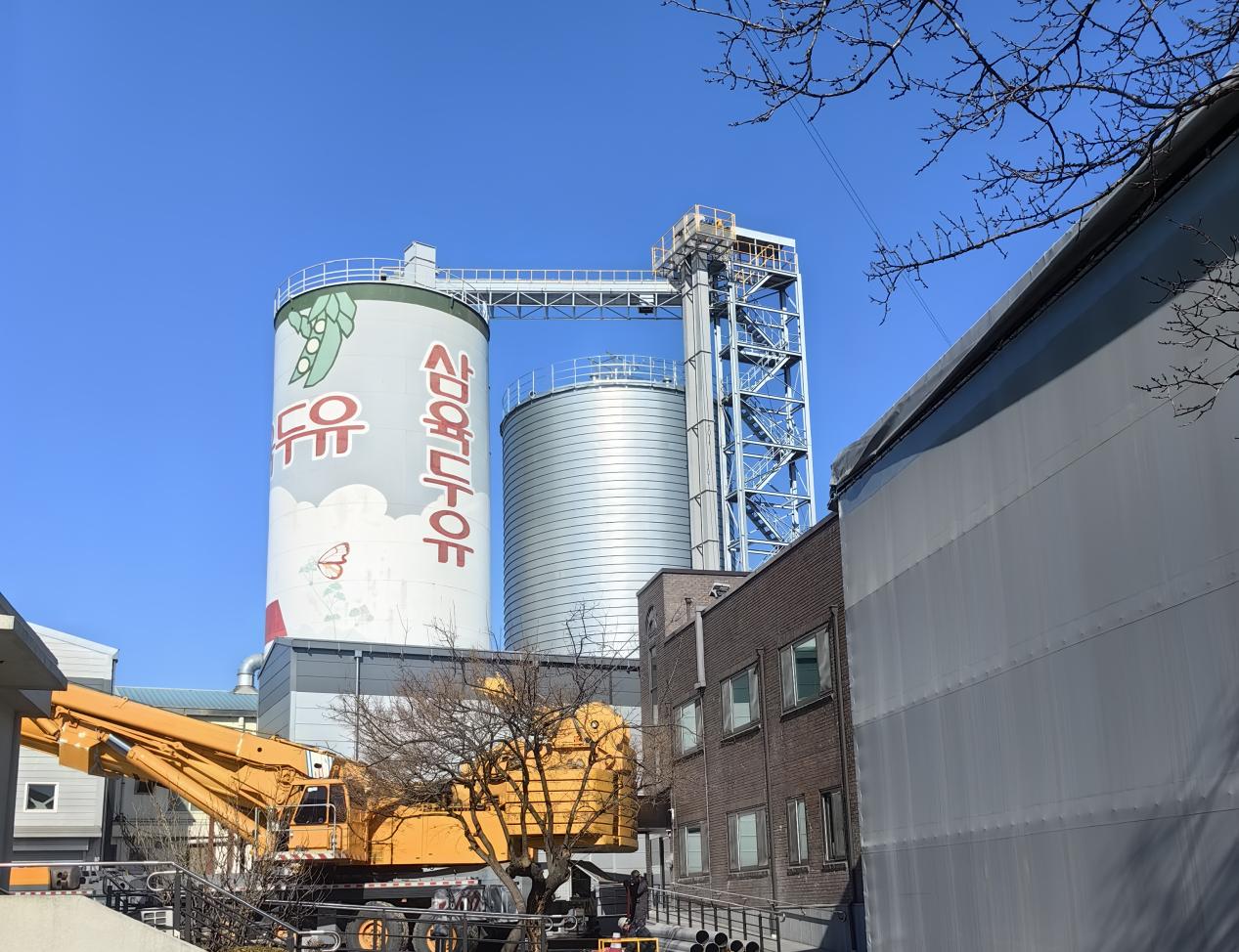 江苏恒欣承建韩国三育食品大豆仓储筒仓 助力东亚供应链升级